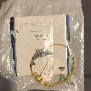 Alex and Ani dolphin bracelet
